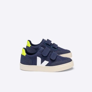 Kids' Veja V-12 V-12 Navy / Yellow | 9523-GWVTC