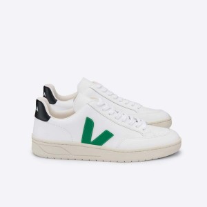 Men's Veja V-12 V-12 White / Black | 8201-XOLNU