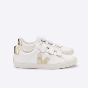 Women's Veja Esplar Esplar White / Gold | 4120-GXKPS