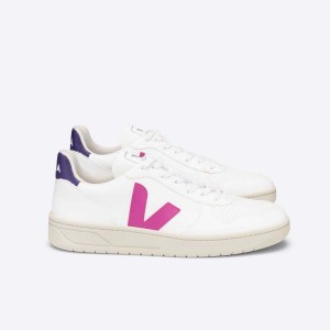 Women's Veja V-10 V-10 White / Purple | 7329-MYLIE