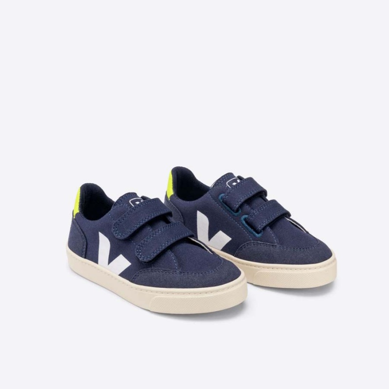 Kids' Veja V-12 V-12 Navy / Yellow | 9523-GWVTC