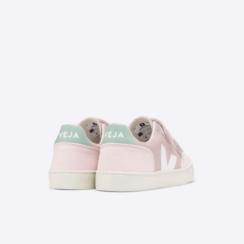 Kids' Veja V-12 V-12 Pink / Turquoise | 1245-VZCQD