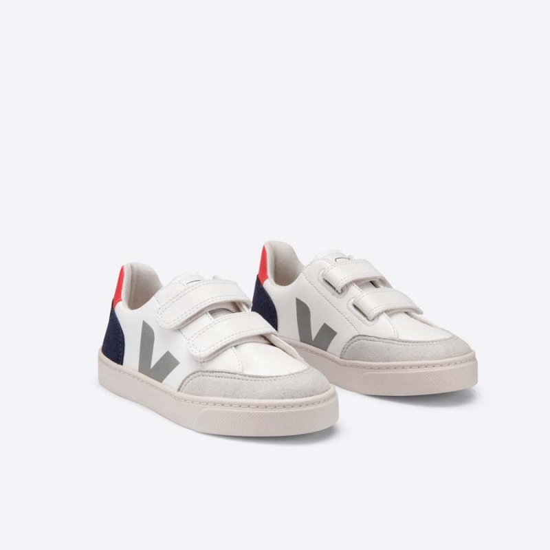 Kids' Veja V-12 V-12 White / Black / Red | 7924-EZXGW