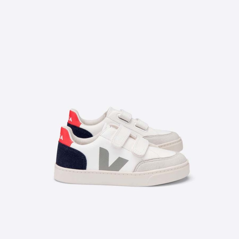 Kids\' Veja V-12 V-12 White / Black / Red | 7924-EZXGW