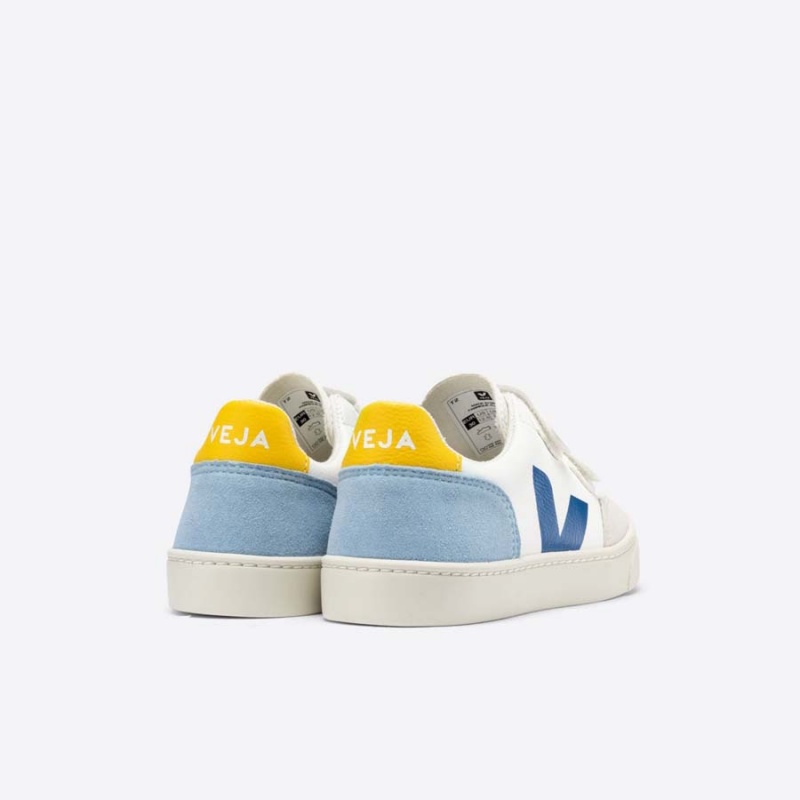 Kids' Veja V-12 V-12 White / Blue / Yellow | 2389-JCVWI