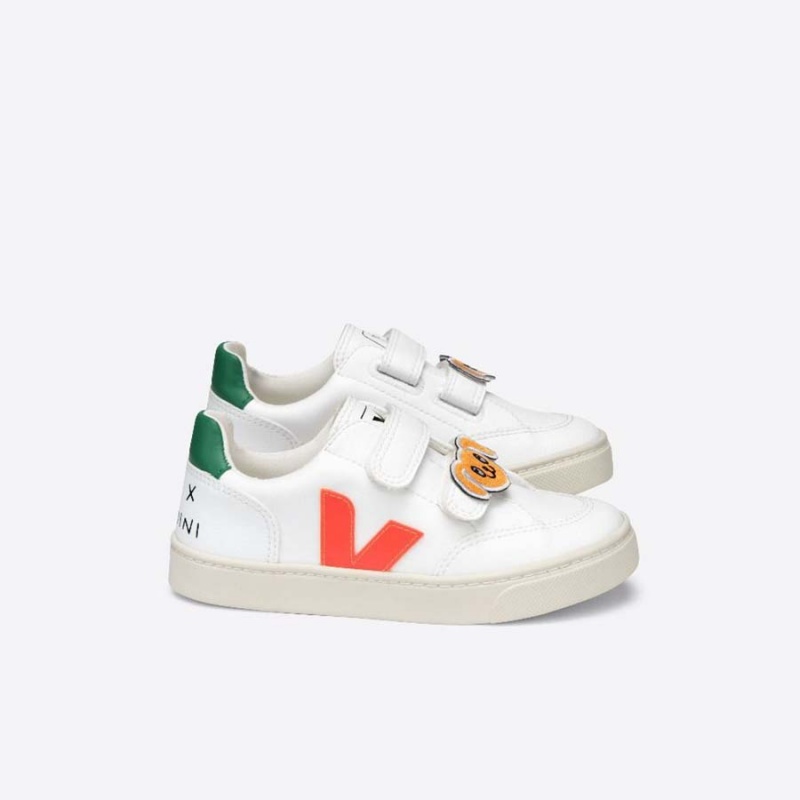 Kids\' Veja V-12 V-12 White / Green | 3712-XMZGL