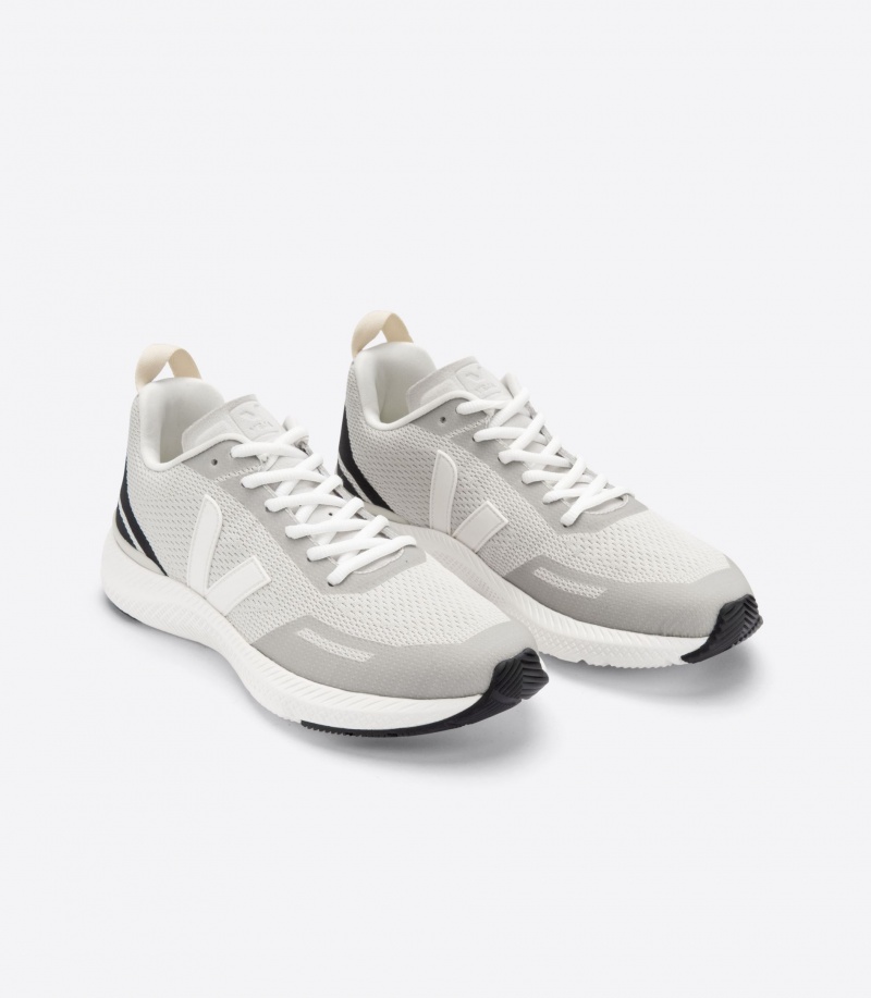 Men's Veja Impala Engineered-mesh Gray/Black | 3248-IPYSQ