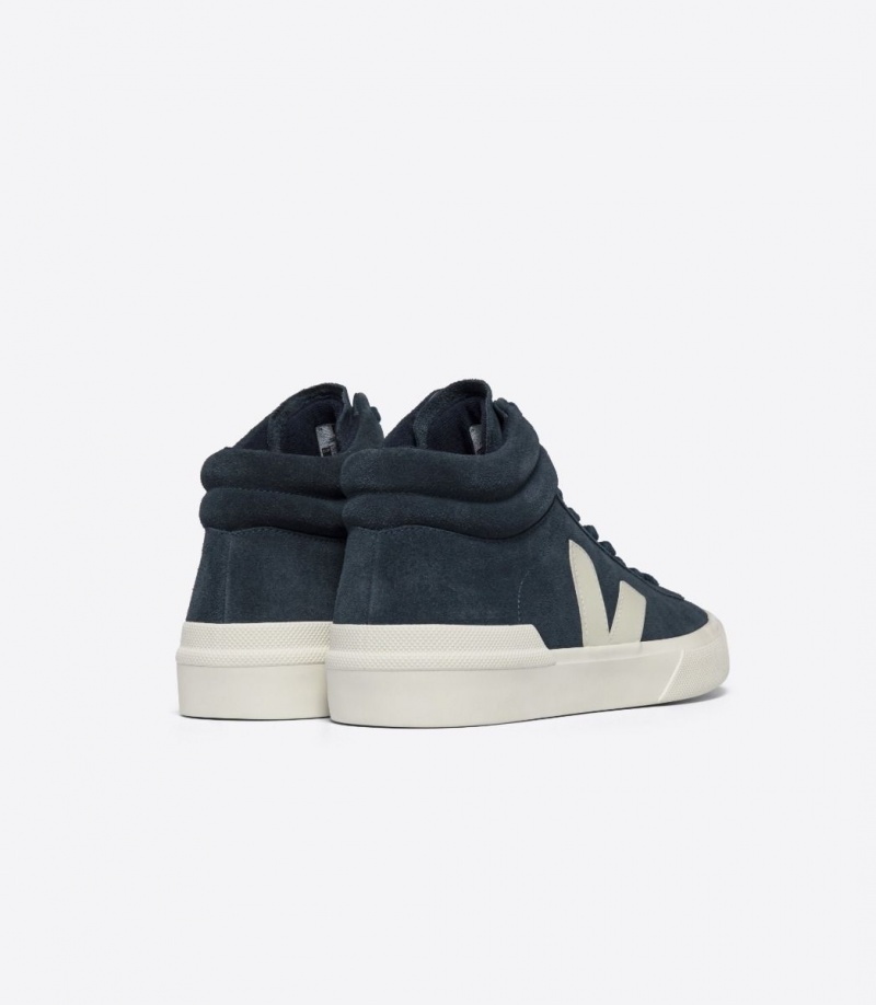 Men's Veja Minotaur Suede Navy Blue | 7453-QDVEK