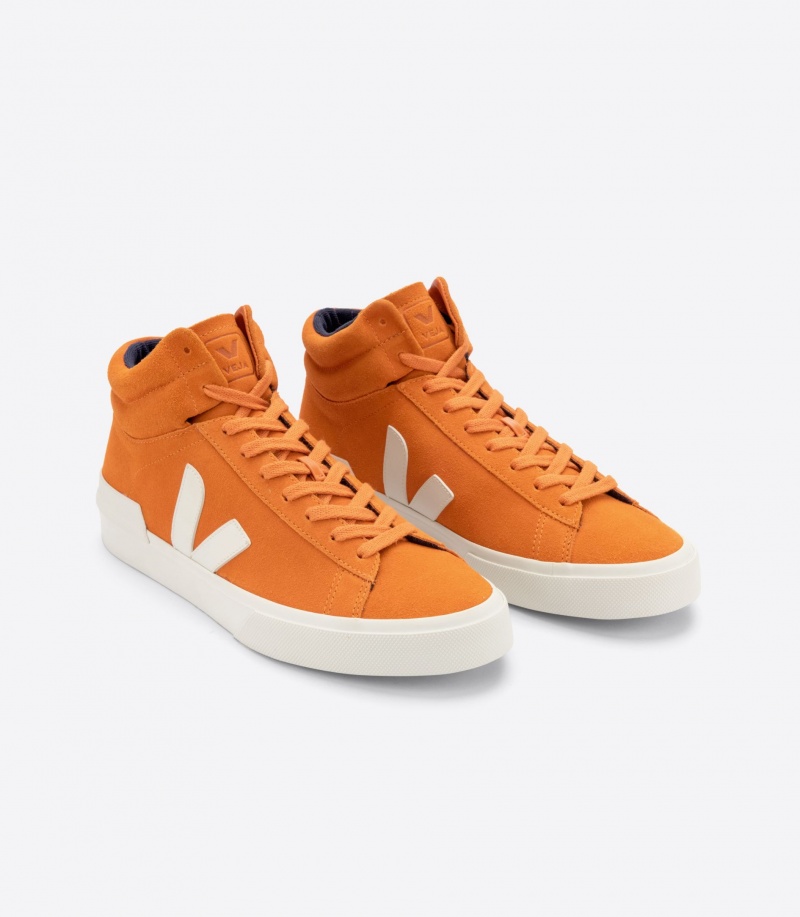 Men's Veja Minotaur Suede Orange | 8127-PNIEX