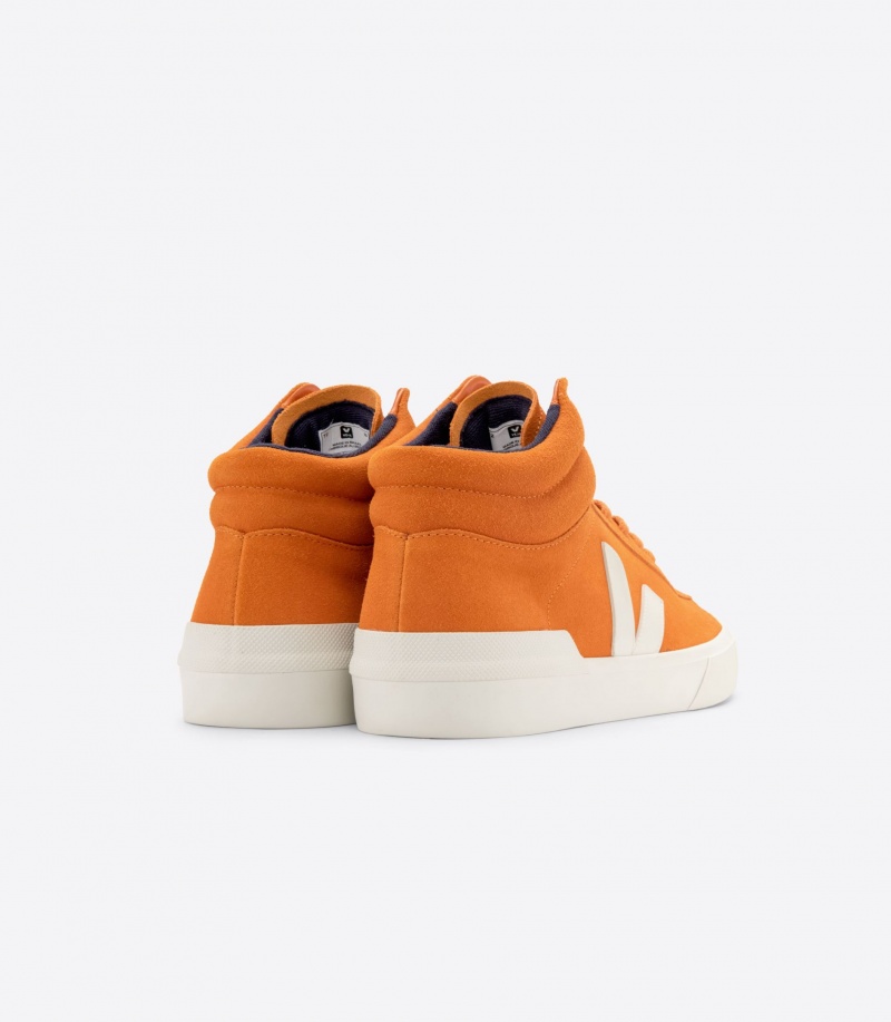 Men's Veja Minotaur Suede Orange | 8127-PNIEX