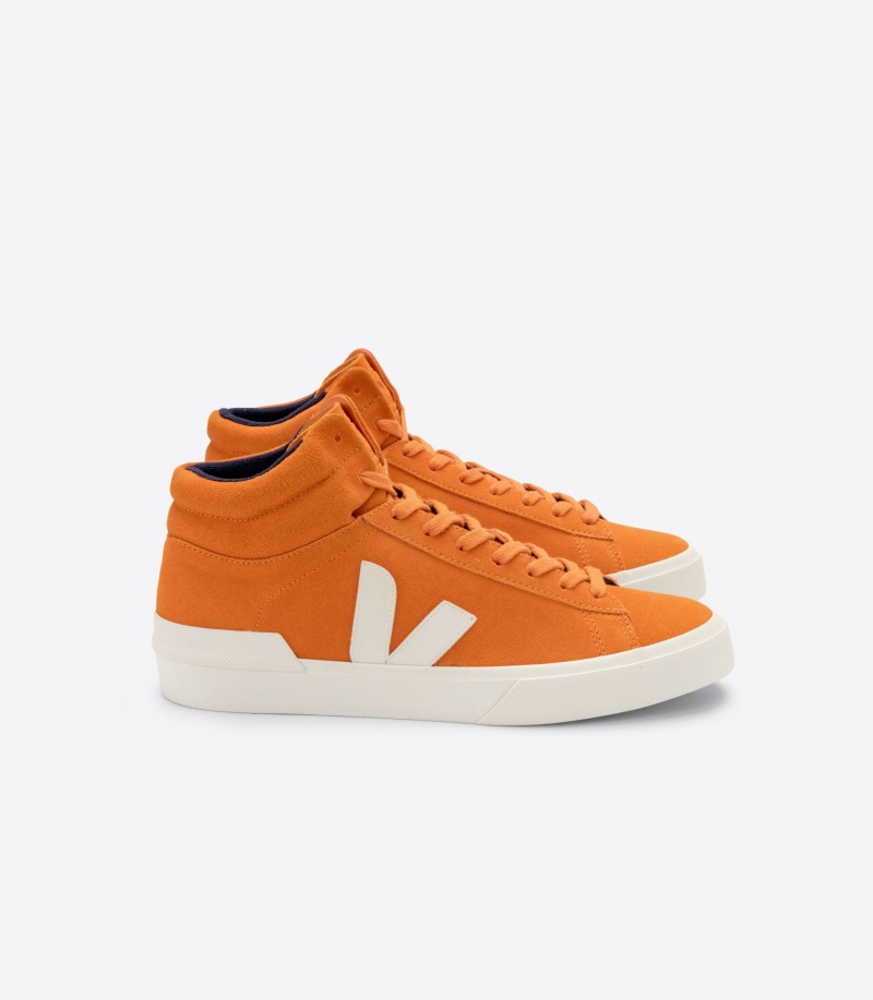 Men\'s Veja Minotaur Suede Orange | 8127-PNIEX