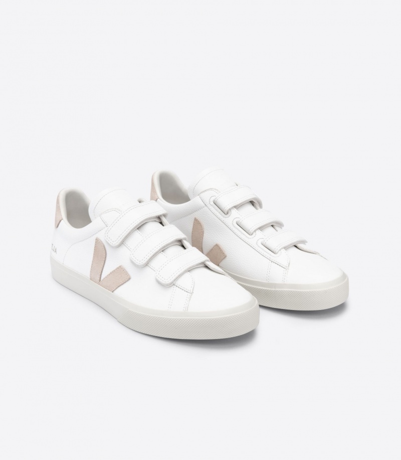 Men's Veja Recife Chromefree Leather White | 3607-DRJOE