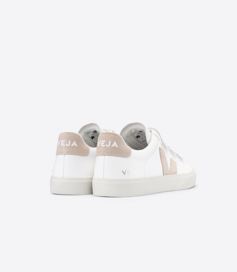 Men's Veja Recife Chromefree Leather White | 3607-DRJOE