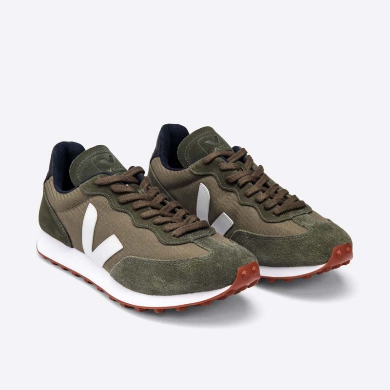 Men's Veja Rio Branco Rio Branco Olive / White | 3458-DALPI