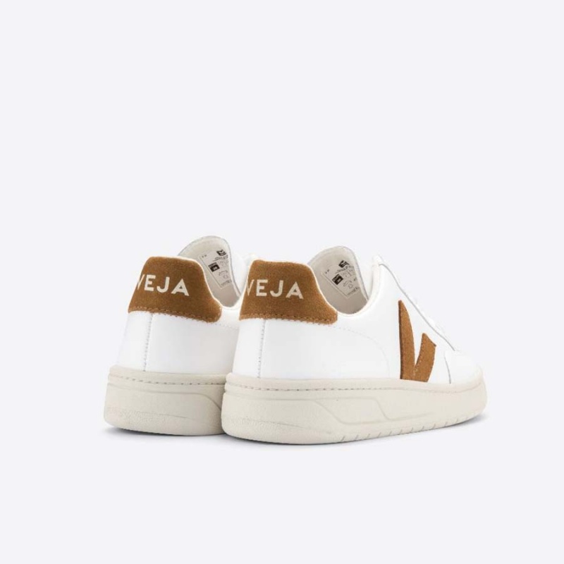 Men's Veja V-12 V-12 White / Brown | 6159-VTSPX