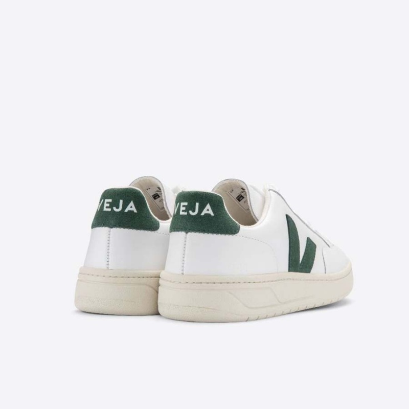 Men's Veja V-12 V-12 White / Green | 3106-LCWUY