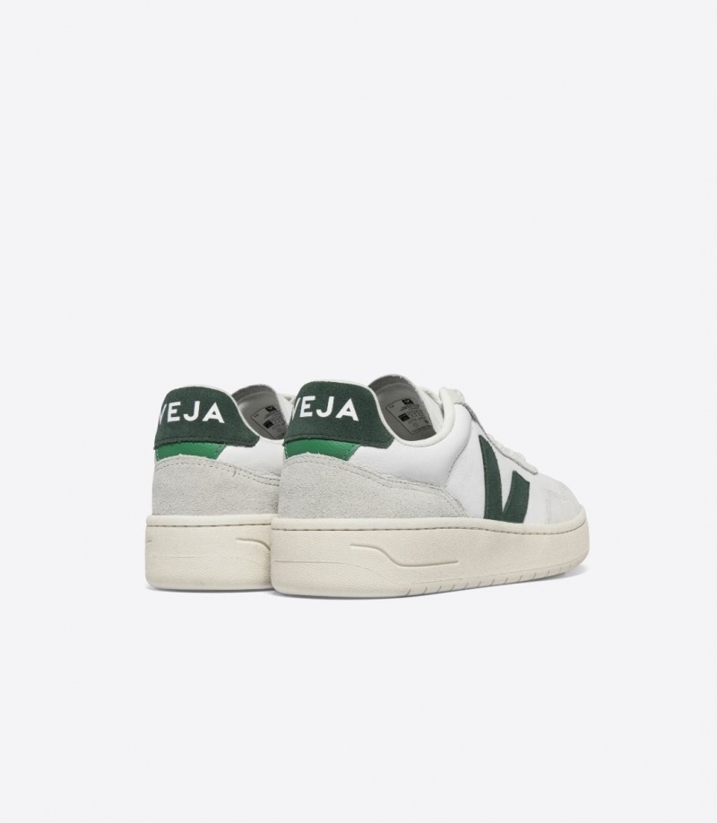 Men's Veja V-90 Leather White Cyprus | 5419-UWARZ