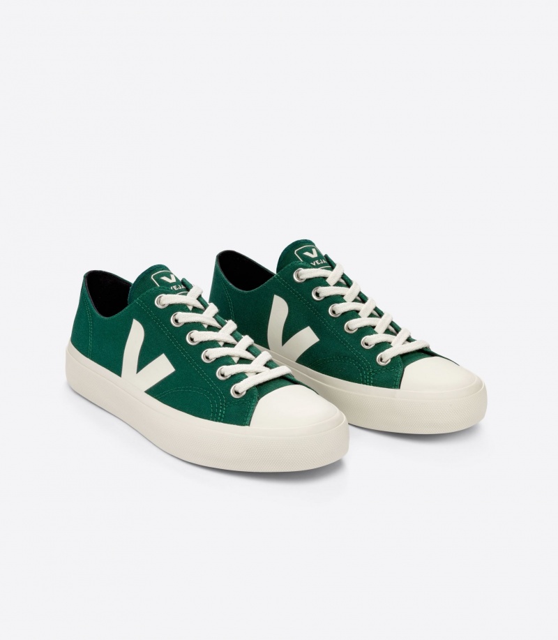 Men's Veja Wata II Low Canvas Greece | 2715-NRFWP