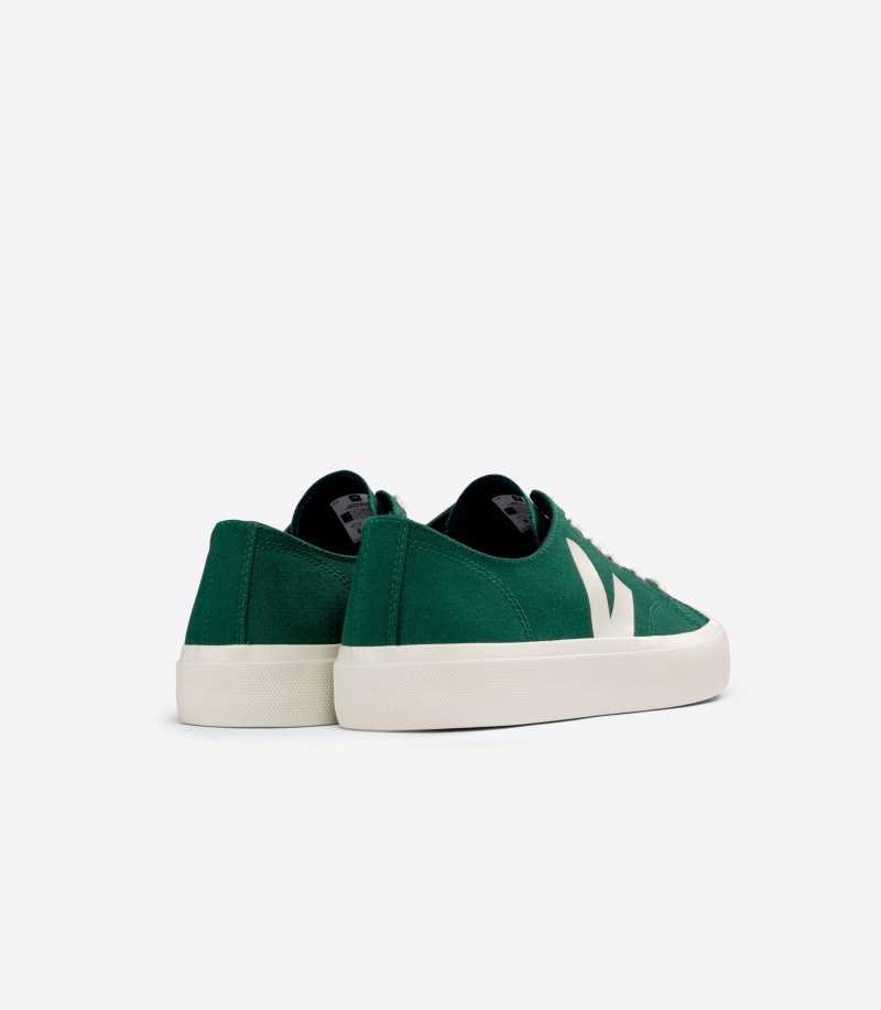 Men's Veja Wata II Low Canvas Greece | 2715-NRFWP