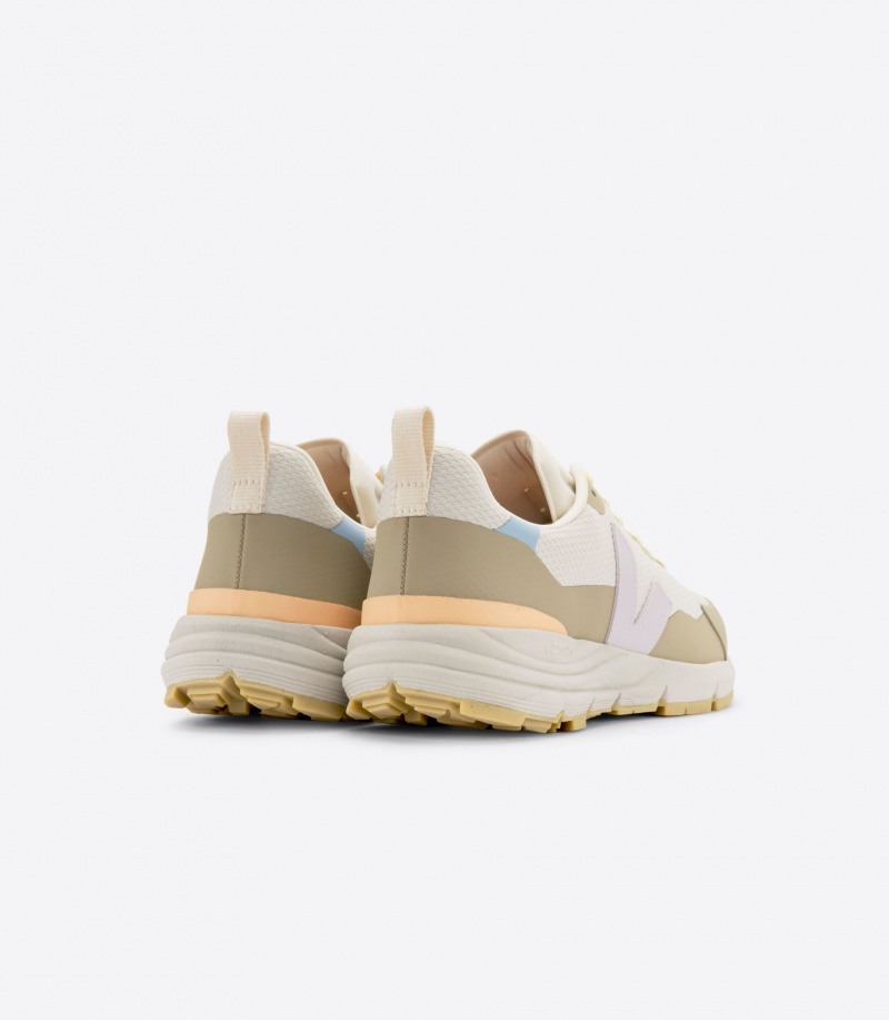 Women's Veja Dekkan Alveomesh Natural Parme | 2640-AFPDO