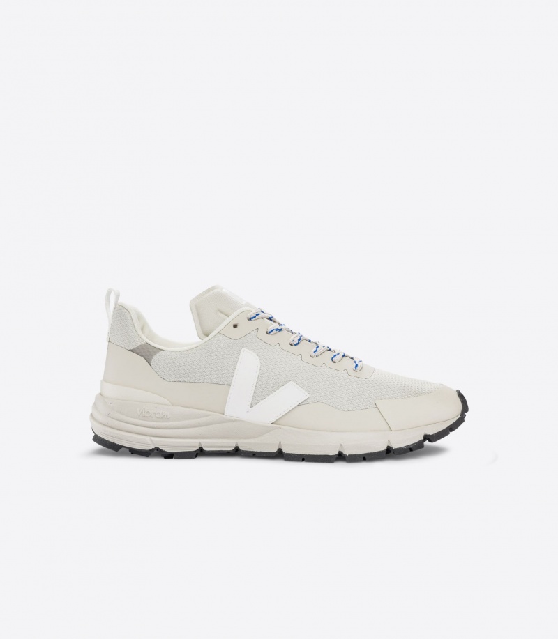 Women's Veja Dekkan Alveomesh White/Beige | 0387-JQMGN