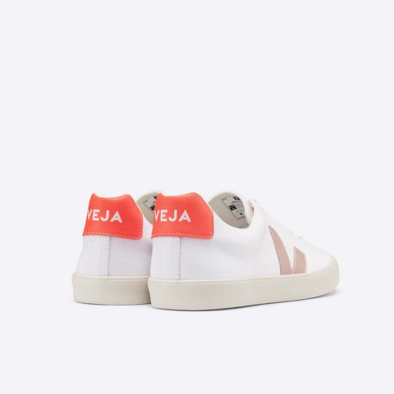 Women's Veja Esplar Esplar White / Orange | 2354-WULFD