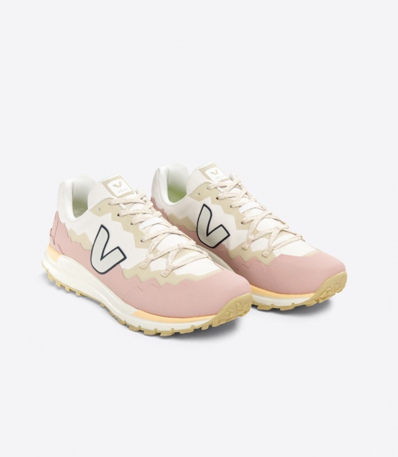 Women's Veja Fitz Roy Trek Shell White/Pink | 8345-WEAHU