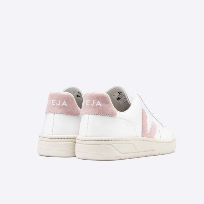 Women's Veja V-12 V-12 White / Pink | 8564-ZTDXK