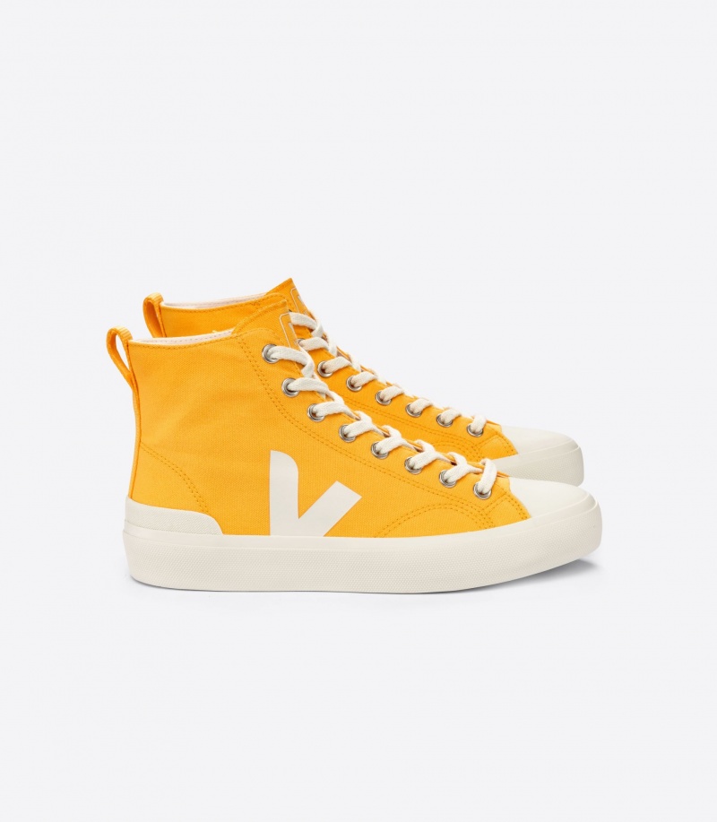 Women\'s Veja Wata II Canvas Yellow | 2634-LBVZY